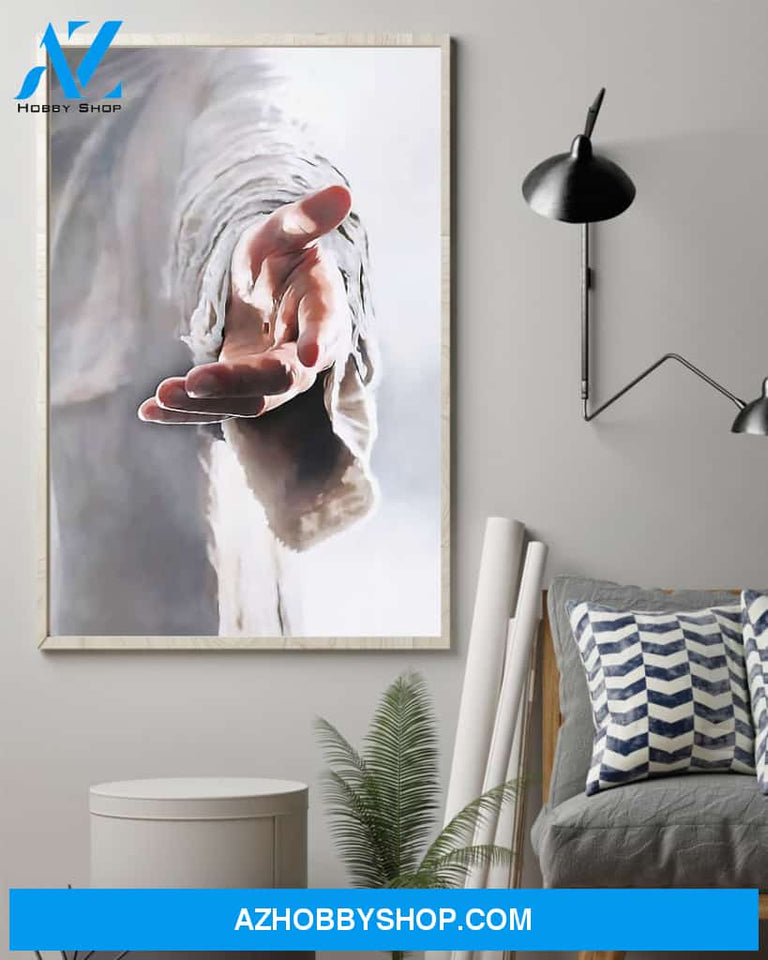 Jesus Canvas God Says You Are, Christian God Wall Art Home Decor