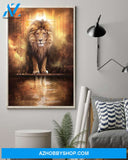 Jesus Canvas God Says You Are, Christian God Wall Art Home Decor