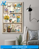 Jesus Canvas Jesus Hugging Child, Christian God Wall Art Home Decor