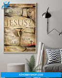 Jesus Canvas Lion Reflection, Christian God Wall Art Home Decor