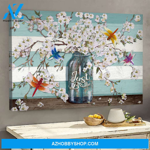 Landscape God Canvas Wall Art - Jesus Canvas Wall Art - Jesus and Dragonfly - God says you are Canvas