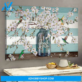 Landscape God Canvas Wall Art - Jesus Canvas Wall Art - Jesus and Hummingbird - God says you are 3 Canvas