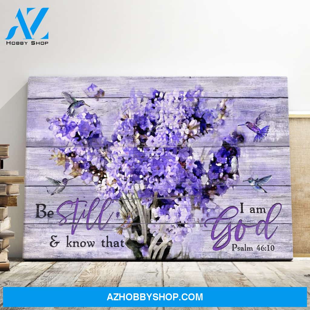 Landscape God Canvas Wall Art - Jesus Canvas Wall Art - Jesus - Be still and know that I am God 3 Canvas