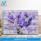 Landscape God Canvas Wall Art - Jesus Canvas Wall Art - Jesus - Be still and know that I am God 3 Canvas