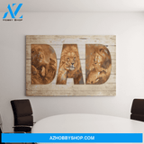 Landscape God Canvas Wall Art - Jesus Canvas Wall Art - Dad - Awesome lion Canvas