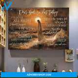 Landscape God Canvas Wall Art - Jesus Canvas Wall Art - Dear God so far today Canvas