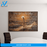 Landscape God Canvas Wall Art - Jesus Canvas Wall Art - Dear God so far today Canvas