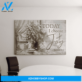 Landscape God Canvas Wall Art - Jesus Canvas Wall Art - Dragonfly - Today I choose joy Canvas