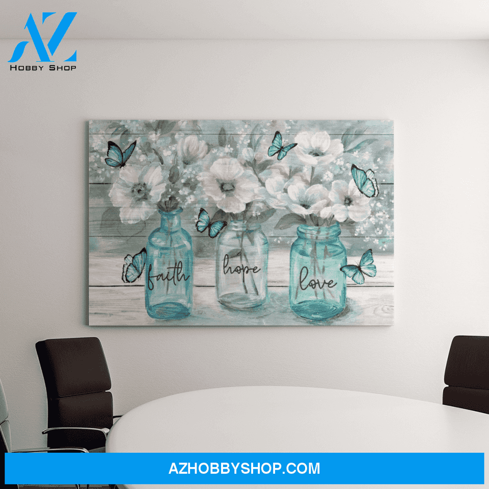 Landscape God Canvas Wall Art - Jesus Canvas Wall Art - Jesus - Faith - Hope - Love 3 Canvas