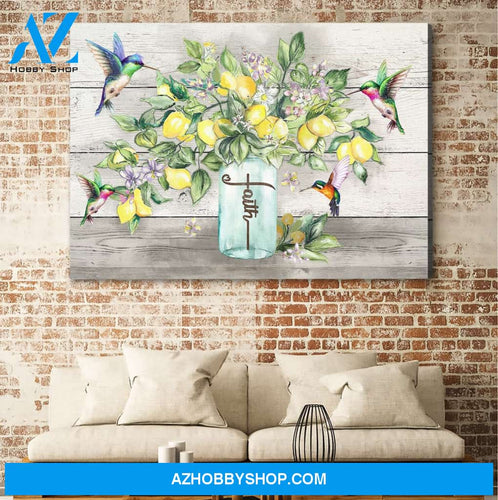 Landscape God Canvas Wall Art - Jesus Canvas Wall Art - Jesus - Faith Lemon tree Canvas
