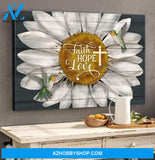 Landscape God Canvas Wall Art - Jesus Canvas Wall Art - Green hummingbird - Faith Love Hope Canvas