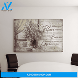 Landscape God Canvas Wall Art - Jesus Canvas Wall Art - Heaven - Signs from Heaven show up to remind you love never dies Canvas