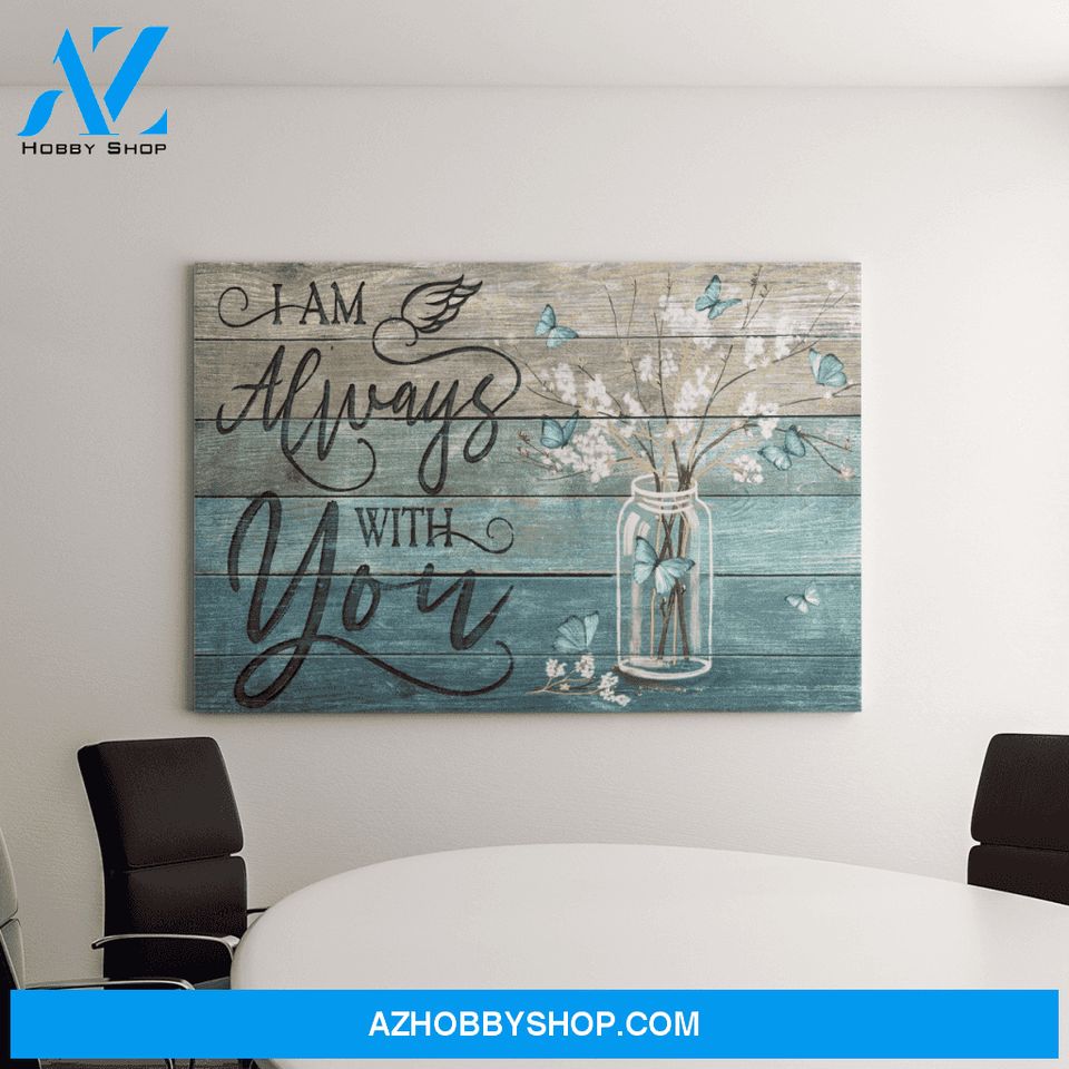 Landscape God Canvas Wall Art - Jesus Canvas Wall Art - Jesus - I am always with you Canvas