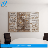 Landscape God Canvas Wall Art - Jesus Canvas Wall Art - Jesus - Thank God for happy moments Canvas