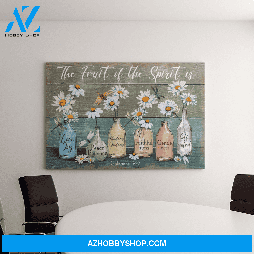 Landscape God Canvas Wall Art - Jesus Canvas Wall Art - Jesus - The Fruit of the Holy Spirit is Canvas