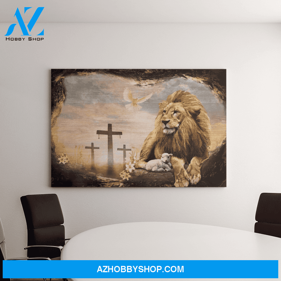 Landscape God Canvas Wall Art - Jesus Canvas Wall Art - Jesus - The Lion rises Canvas