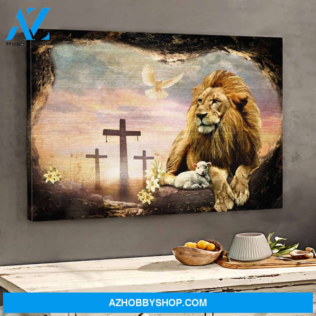 Landscape God Canvas Wall Art - Jesus Canvas Wall Art - Jesus - The Lion rises Canvas