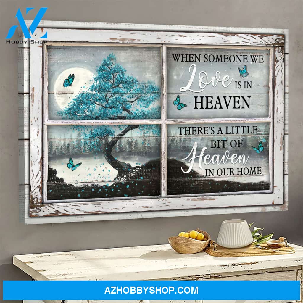 Landscape God Canvas Wall Art - Jesus Canvas Wall Art - The tree of peace - Theres a little bit of Heaven in our home Canvas