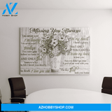 Landscape God Canvas Wall Art - Jesus Canvas Wall Art - To husband in heaven - Missing you always Canvas