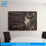 Landscape God Canvas Wall Art - Jesus Canvas Wall Art - To my husband - The day I met you my life changed Canvas