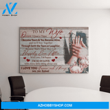 Landscape God Canvas Wall Art - Jesus Canvas Wall Art - To my wife - I love you forever and always Canvas