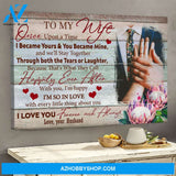 Landscape God Canvas Wall Art - Jesus Canvas Wall Art - To my wife - I love you forever and always Canvas