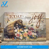 Landscape God Canvas Wall Art - Jesus Canvas Wall Art - Jesus - Today I choose joy 3 Canvas