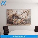 Landscape God Canvas Wall Art - Jesus Canvas Wall Art - Jesus - Today I choose joy 3 Canvas