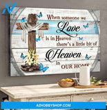 Landscape God Canvas Wall Art - Jesus Canvas Wall Art - When someone we love is in Heaven Canvas