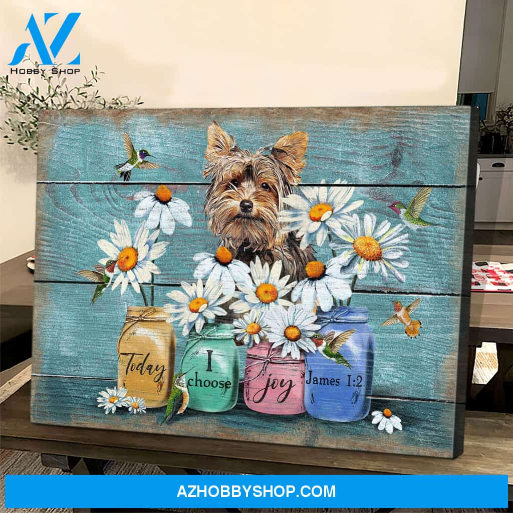 Landscape God Canvas Wall Art - Jesus Canvas Wall Art - Yorkshire - Today I choose Joy Canvas