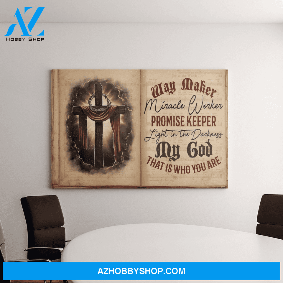 Landscape God Canvas Wall Art - Jesus Canvas Wall Art - Jesus - You are the light in darkness Canvas