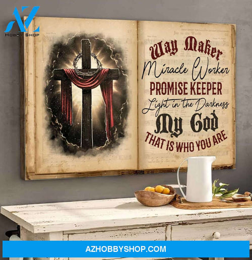 Landscape God Canvas Wall Art - Jesus Canvas Wall Art - Jesus - You are the light in darkness Canvas