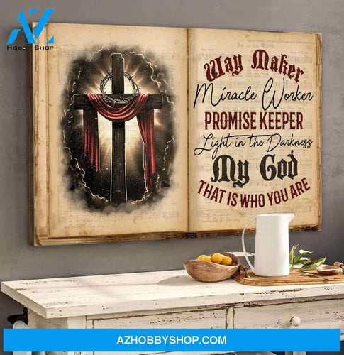 Landscape God Canvas Wall Art - Jesus Canvas Wall Art - Jesus - You are the light in darkness Canvas