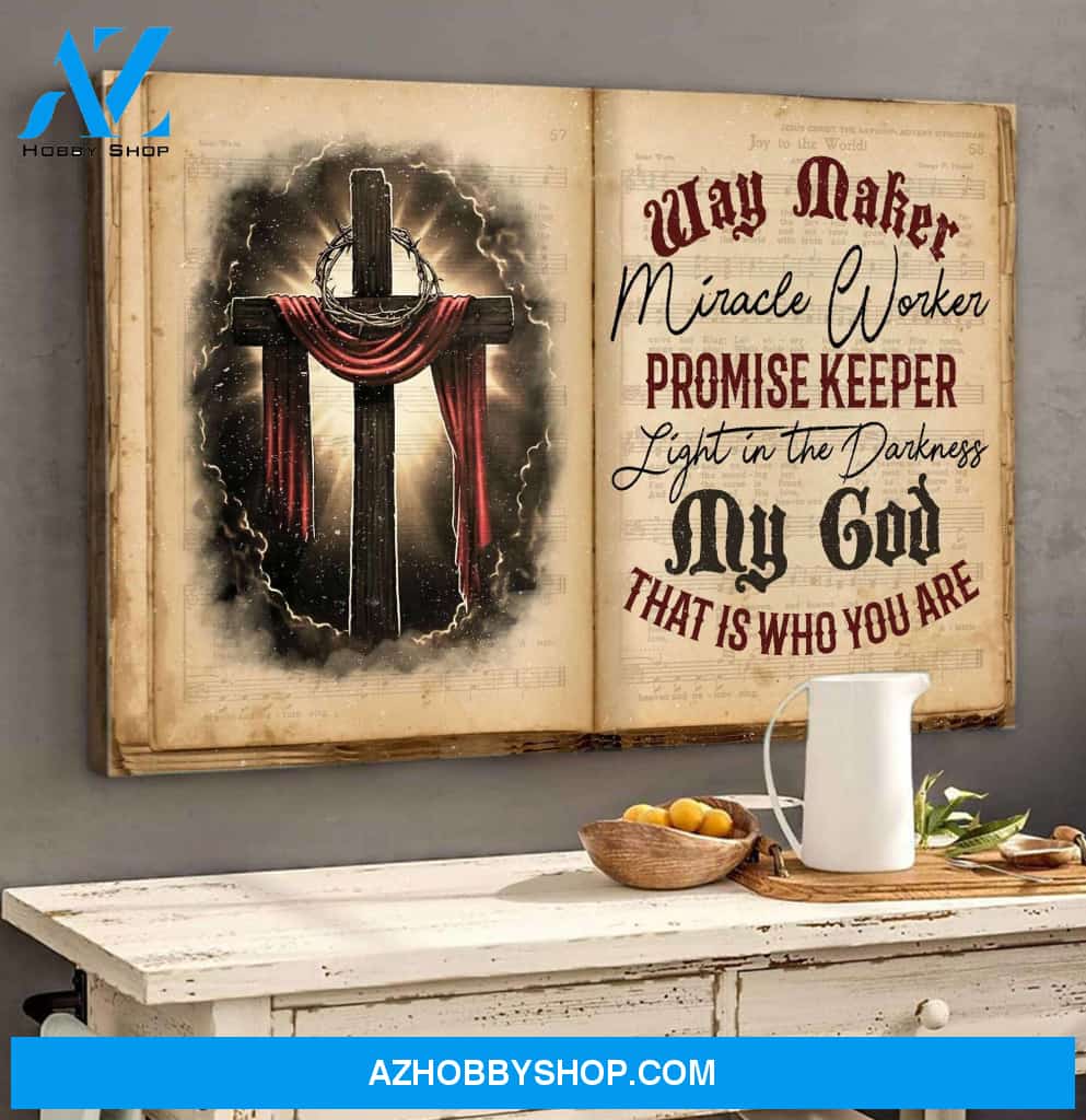 Landscape God Canvas Wall Art - Jesus Canvas Wall Art - Jesus - You are the light in darkness Canvas