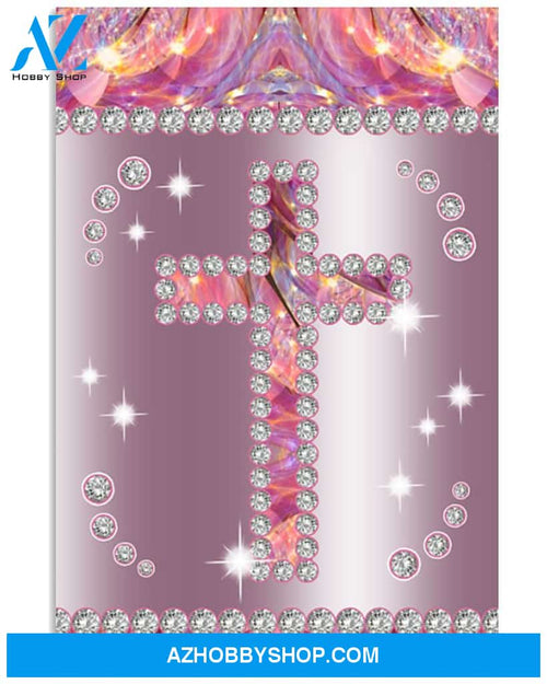 Jesus, Diamond Cross Easter Canvas And Poster, Wall Decor Visual Art, Wall Poster, My Poster Wall
