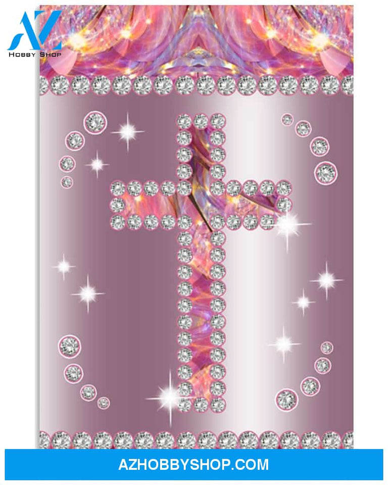 Jesus, Diamond Cross Easter Canvas And Poster, Wall Decor Visual Art, Wall Poster, My Poster Wall