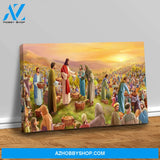 Jesus Feeds the 5,000 Canvas Art