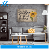 Jesus God Horizontal Canvas Wall Art - God Wall Art - In The Morning When I Rise Give Me Jesus