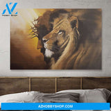 Jesus God Landscape Canvas Wall Art - God Wall Art - The Lion Of Judah