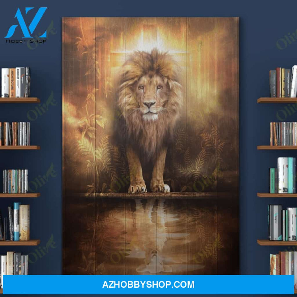 Jesus, Gorgeous Lion Easter Canvas And Poster, Wall Decor Visual Art, Wall Poster, My Poster Wall