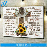 Jesus, I Thought Of You Easter Canvas And Poster, Wall Decor Visual Art, Wall Poster, My Poster Wall