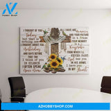 Jesus, I Thought Of You Easter Canvas And Poster, Wall Decor Visual Art, Wall Poster, My Poster Wall