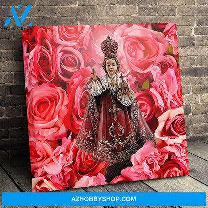 Jesus Infant of Prague Canvas Art