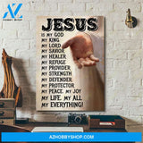 Jesus is my everything Canvas And Poster, Wall Decor Visual Art