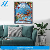 Personalized Canvas Jesus Is The Reason For The Christmas Season Wall Art For Christmas Gift Canvas Wall Art