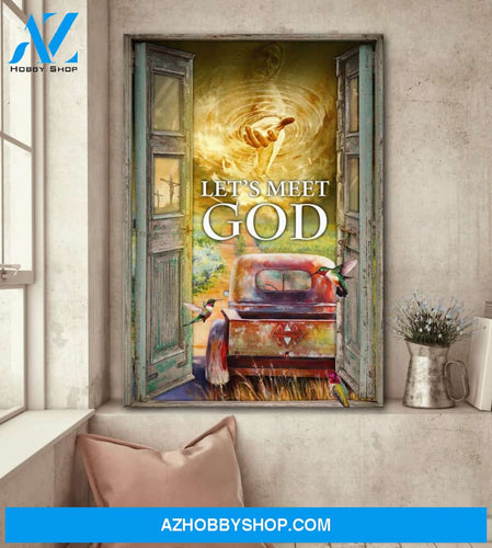 Jesus Landscape Canvas Print - Wall Art 01