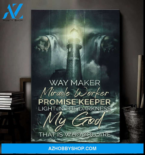 Jesus Landscape Canvas Print - Wall Art 04