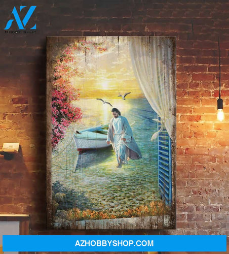 Jesus Landscape Canvas Print - Wall Art 07