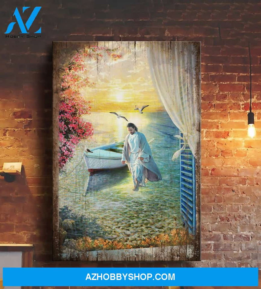 Jesus Landscape Canvas Print - Wall Art 07