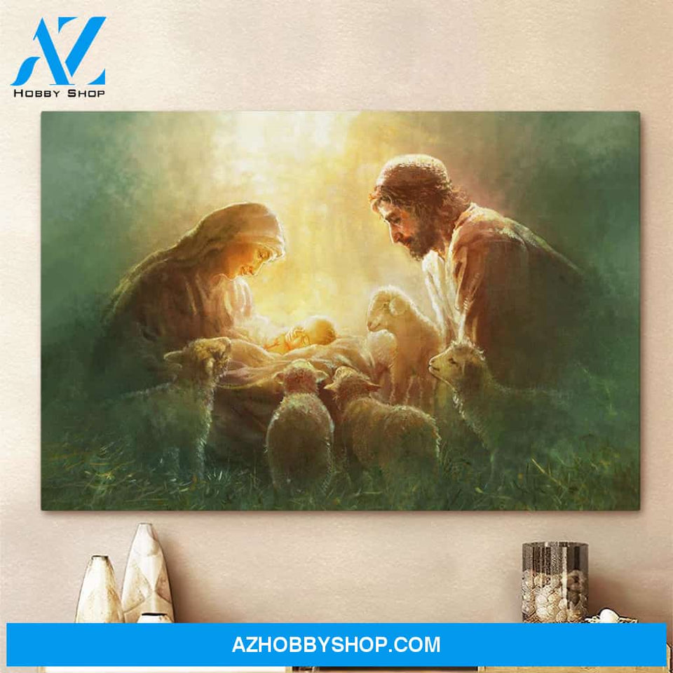 Jesus Landscape Canvas Wall Art - God Wall Art - Jesus Canvas Art- Customwitch
